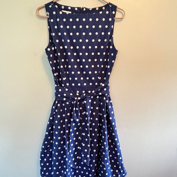 L.L. Bean Signatures Polka Dot Dress - Picture 2 of 6